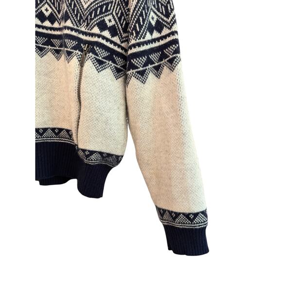 Spyder VTG Ski Sweater Pullover 1/4 Zip Insulated Fair Isle Ladies S Nordic - Picture 6 of 10